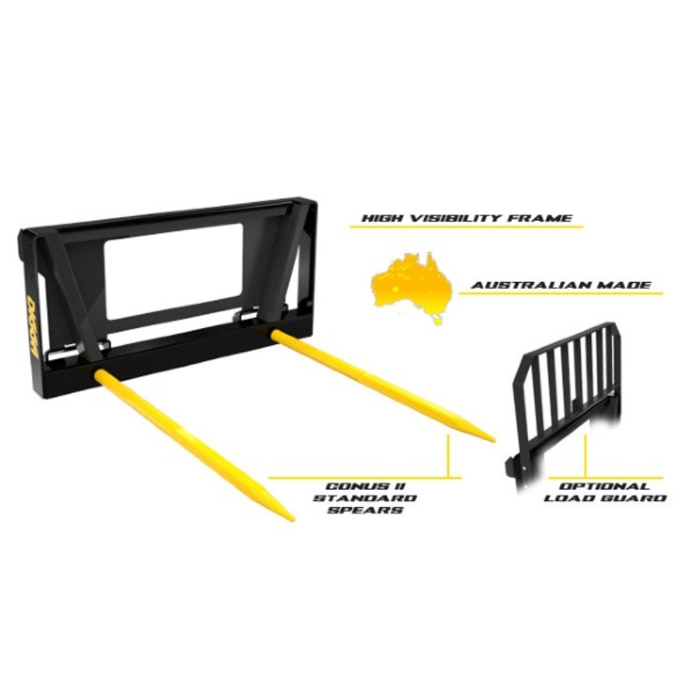 Digga-Bale-Spears-Euro-Hitch Digga-Bale-Spears-Euro-Hitch