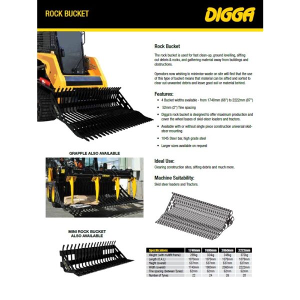 Digga-Rock-Bucket