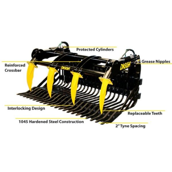 Digga-Rock-Bucket-with-Optional-Grapple-Attachment