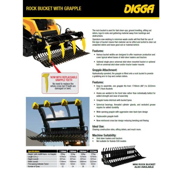 Digga-Rock-Bucket-with-Optional-Grapple-Attachment