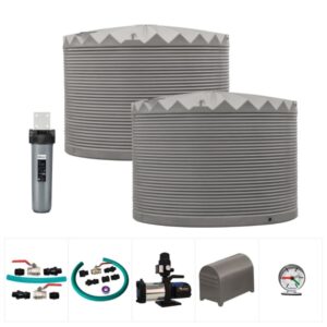 Rapid-Plas-2x22500L-Water-Tanks-Off-Mains-Package-Single-Filter-OMSPACK-Wallaby