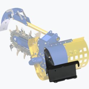 Auger-Torque-Trencher-Optional-Mini-Loader-Trencher-Frame