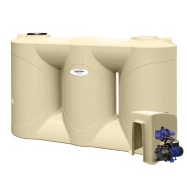 Polymaster-5000L-Slimline-Rainwater-Tank-and-Garden-Pump-PCST5000GPS
