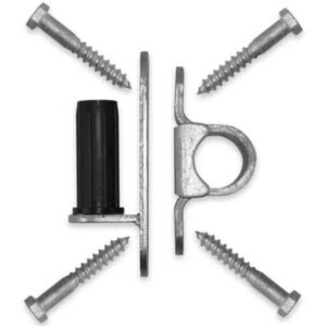 Screw-On Timber Post Gate Kit with Nylon Gudgeon Hinge