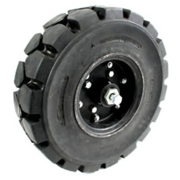 Bare-Co-Heavy-Duty-Solid-Cushion-Tyre-Wheel-&-Hub-Assembly-B6438