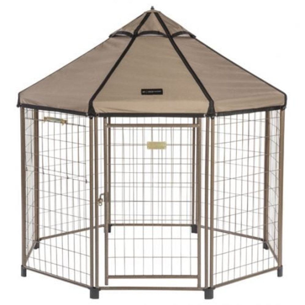 Silvan-1.5m-Pet-Gazebo-with-Canopy-23405