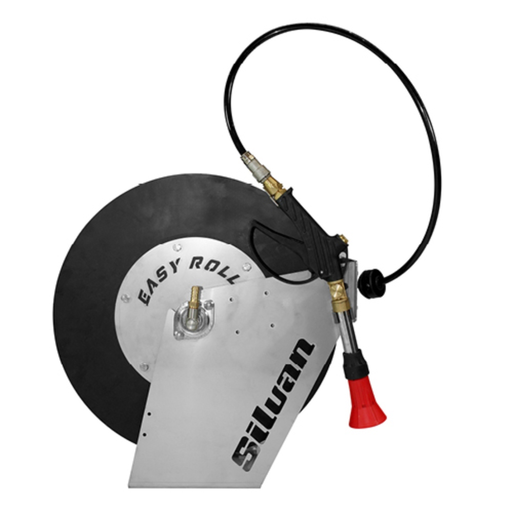 Silvan-Hose-Reel-MK2-Easyroll-Retractable-Hosereel-50m-and-Atomiser-Spraygun-180NL2
